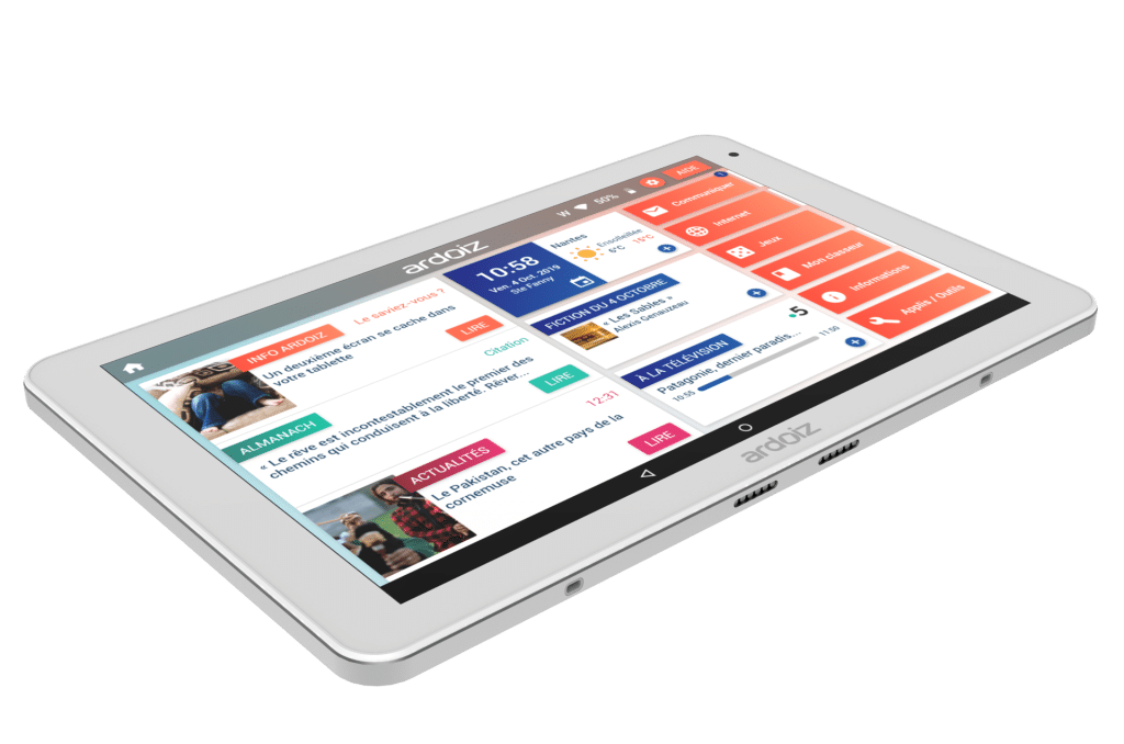 Cora - NOUVEAU : la tablette senior Ardoiz Pratique, simple et