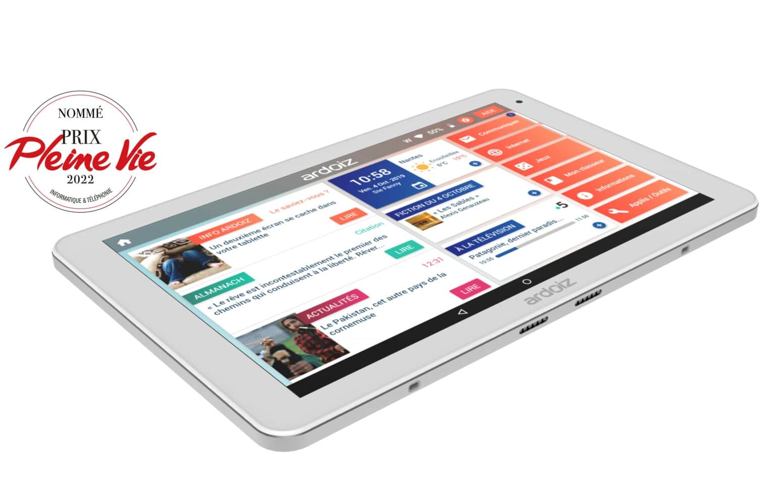 Tablette Senior Ardoiz Filiale du Groupe La Poste