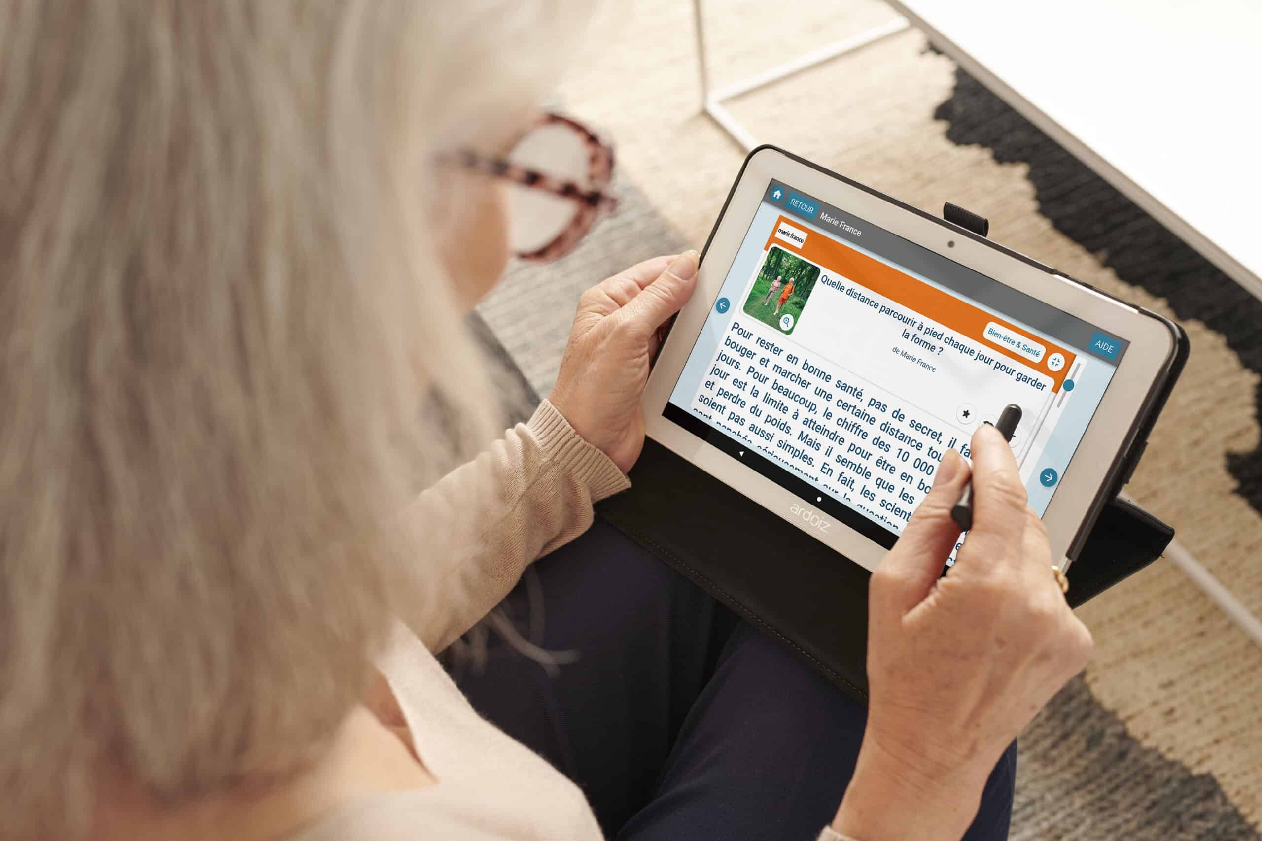 Tablette pour seniors complète 10 pouces