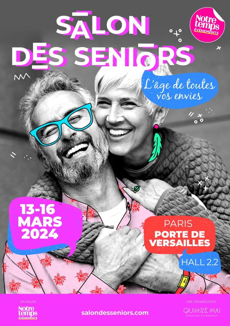 Affiche du Salon des seniors 2024